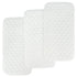 BlueSnail Quilted Thicker Waterproof Changing Pad Liners,3 Count(Snow White 13 x 27)