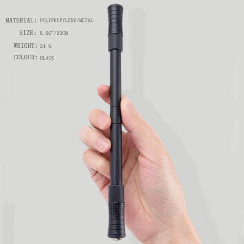 DBlosp (2 Pack Spinning Pen Rolling Finger Rotating Pen Gaming Trick Pen Mod with Tutorial No Pen Refill Stress