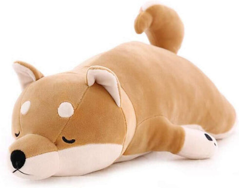 30'' Shiba Inu Plush Stuffed Animal, Giant Stuffed Animals for Anxiety, Big