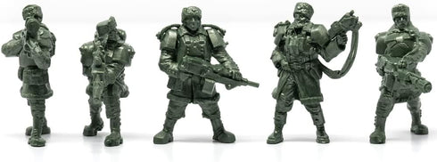 Fantasy Creature Mini Action Figure Playset - Polar Guardsmen 5 pcs Fantasy Figures, 2 inch 1/32 Scale