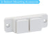 Retractable Baby Gates Extra Wide Baby Gate Replacement Parts Kit, Full Set Wall Mount Accessories, White
