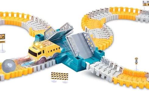 Attachment Tracks for DIY Tracks Playset Accessory, Replacement Tracks Only (Suspension Bridge)