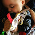 Lovey Chew Blanket Crinkle Toy Tag Square Sensory by Baby Jack - Wizard Design