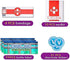 Birthday Party Supplies for Game Fans,Video Game Party Decoration,24 Chug Jug Bottle Labels,42 Chocolate Sticker, 4 Roll Paper Sticker,24 Balloons