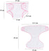 SOTOGO 8 Pieces Doll Diapers Doll Underwear for 14 to 17 Inch New Born Baby Doll, 15 Inch Baby Doll and American 18 Inch Doll Clothes and Accessories