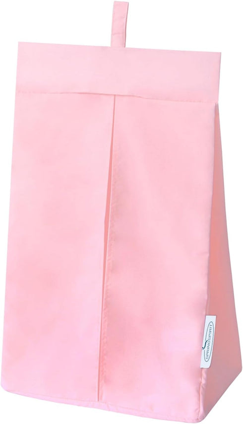 SPRINGSPIRIT Diaper Stacker Caddy Organizer, Easy Access & Dustproof Portable Hand Free Diaper Holder - Pink