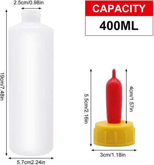 Goat Nipple and Bottles Set, 20 Pieces Cow Calf Milk Drink Nipple and 2 Pieces 400 ml Lamb Feeding Bottle Kit for Sheep Goat Pup Dog Farm Supplies