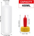 Goat Nipple and Bottles Set, 20 Pieces Cow Calf Milk Drink Nipple and 2 Pieces 400 ml Lamb Feeding Bottle Kit for Sheep Goat Pup Dog Farm Supplies