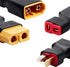 XT60 to T Plug Adapter, RC LiPo Battery Connectors without Wires, Male & Female Connector