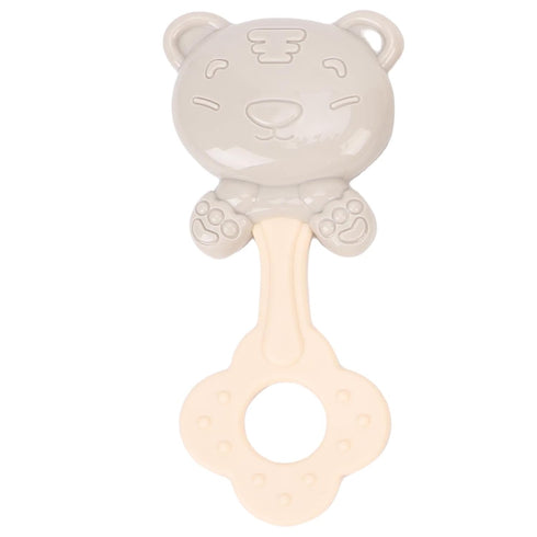 Haofy Baby Sensory Teethers, Soft Silicone Teether Stick with Rattles for Newborns Infant Hearing Tactile Development