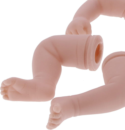 Reborn Doll Kit, 19 Inch Simulation Baby Dolls Accessories, Unpainted Baby Doll Mold with Limbs, Head, Body