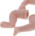 Reborn Doll Kit, 19 Inch Simulation Baby Dolls Accessories, Unpainted Baby Doll Mold with Limbs, Head, Body