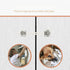 TASSU 6-Pack Child Safety Locks Adjustable Double Lock Baby Proofing Latches for Cabinets, Drawers, Fridge & More