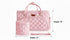 MOMCANDO Diaper Bag Tote with Dividers, Zipper, Top Cover and Strap, Larger Size with insulated storage bag - Pink