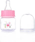 QERPON Baby Bottle Portable Baby Nursing Bottle 1.7oz Wide Neck Natural Flowing Easy