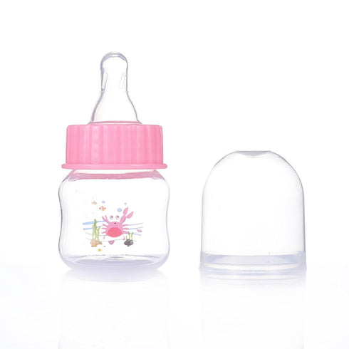 BOGEEL Baby Bottle Portable Baby Nursing Bottle 1.7oz Wide Neck Natural Flowing Easy