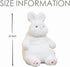 ARELUX 22in Large Bunny Plush Stuffed Animal Hugging Pillow - Soft Giant Fluffy Pillow for Friends Dormitory