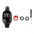 Shophubio Digital Shower Thermometer with LED Color Display, 0-99C Water Temperature Gauge for