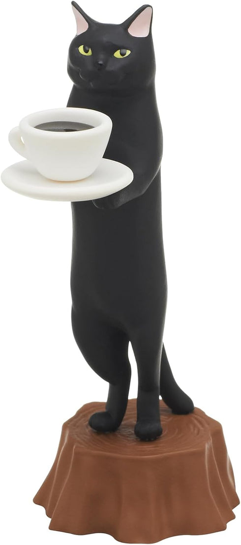 Kitan Club Cat Cafe Plastic Toy - Blind Box with 1 of 5 Collectable Figurines, Authentic Japanese Design