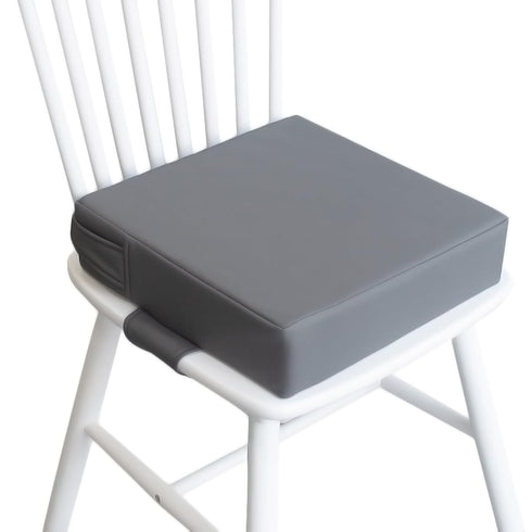 Toddler Booster Seat - Easy-to-Clean, Enhanced Comfort, Non-Slip, Travel-Friendly (Rock Gray)