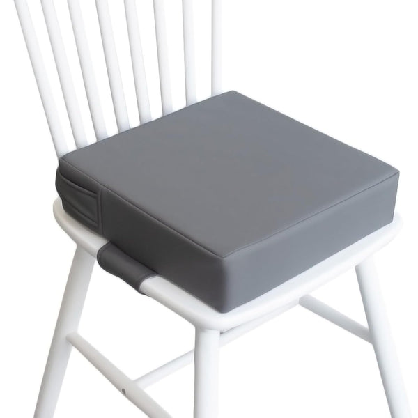 Toddler Booster Seat - Easy-to-Clean, Enhanced Comfort, Non-Slip, Travel-Friendly (Rock Gray)