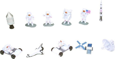 Wild Republic Figures Tube, Outer Space Toys, Multi, 1.5" to 3"