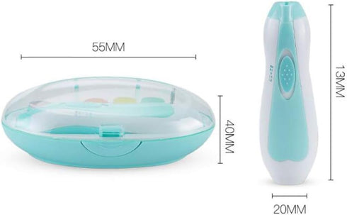 EGG Trimmer Baby Nail File Clippers Electric Nail File with LED Light Professional Safety Fingernails Care for Adults