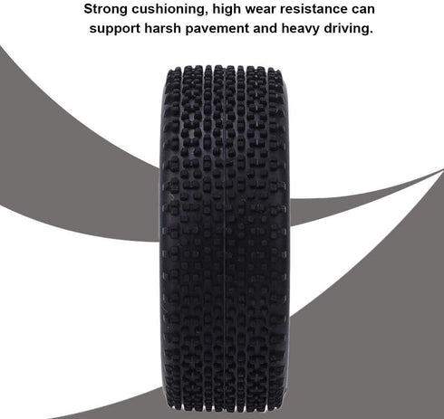 2PCS RC Car Tire, RC Front Tyre Off-Road Wheels Compatible for Wltoys 144001 1/14 RC Car (144001-1269) Wltoys 144001