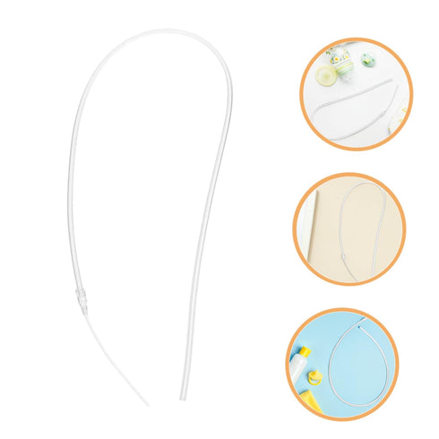 HONITANO 2Pcs Reusable Breastmilk Auxiliary Tubes for Bottle Feeding Transition Aid Milk Storage Replacement Tubing