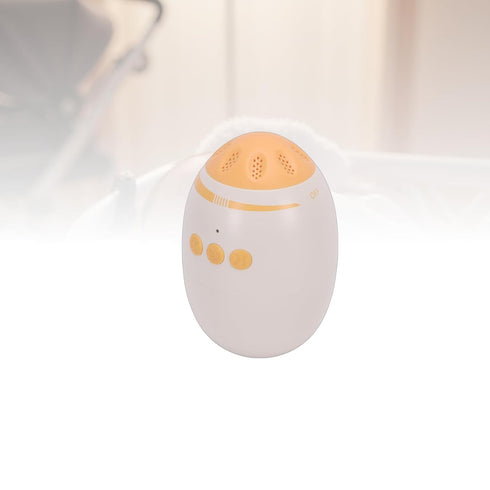 RiToEasysports 11 Baby Vibrating Soother, Portable ABS Silicone White Noise Machine with Soothing Sounds for Newborns
