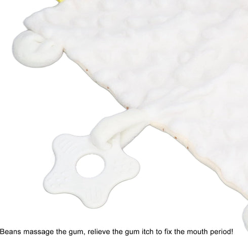 Baby Bunny Chewable Security Blanket, Enrich Senses Teether Blanket