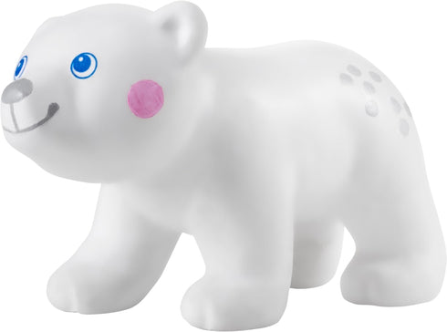 1.75" HABA Little Friends Polar Cub - Chunky Plastic Zoo Animal Toy Figure