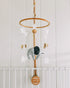 Scandinavian Elephant Baby Crib Mobile, Grey Portable Hanging Mobile for Newborns, Gift-givers.