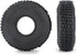 RCLIONS Rubber 1.0 Tires - Multi Terrain Pin Crawler Tyre 65x20mm for TRX4M SCX24 RC Crawler Car