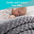 Set, (30" 40") (14" 14"), Cozy, American Baby Company Heavenly Soft Chenille Blanket Receiving Blanket x & Security