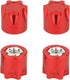 M4 TRX4 SCX10 90046 D90 1/10 Aluminium RC Wheel Nut,RC Car Dustproof Wheel Rim Center Cap Hub Compatible with Traxxas
