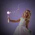 ArtCreativity Spinning Light Up Wand for Kids, 14-Inch LED Light Wand with Batteries Included