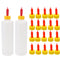 Goat Nipple and Bottles Set - 25 Pieces Small Animal Milk Drink Kit with 400 ml Lamb Feeding Bottle (White)