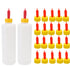 Goat Nipple and Bottles Set - 25 Pieces Small Animal Milk Drink Kit with 400 ml Lamb Feeding Bottle (White)