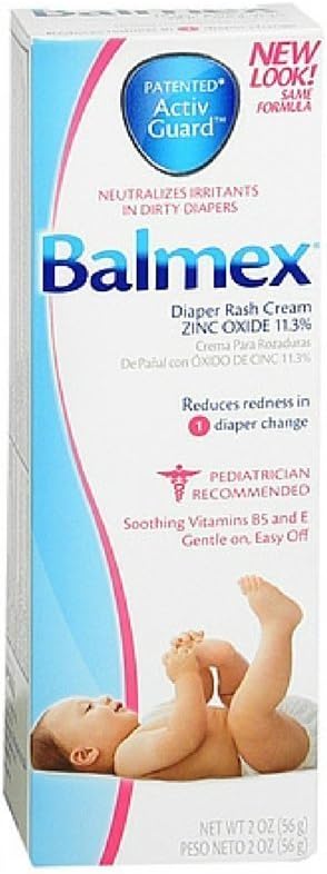 Balmex Diaper Rash Cream 2 Oz (Pack of 2) by CHATTEM