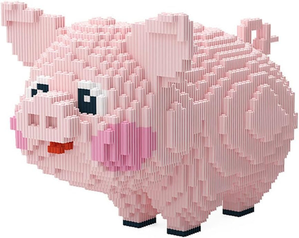 Animal Pig Micro Building Blocks Set - 2745PCS Gift for Adults and Kids