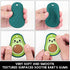 Set 3 Baby Food Grade Silicone Teether Toy with Pacifier Clip Holder,Teething Pain Relief Toys Gift for Months+ Boys