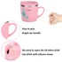 Baby Kids Toddler Sippy Cup Mug for Milk, Stainless Steel Trainer Straw Cup with Lid, Fox, 7oz