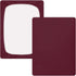CZXW 52" 28" Wine Red Crib Sheets Fitted x Natural Cotton Soft & Breathable for Baby Crib Mattress