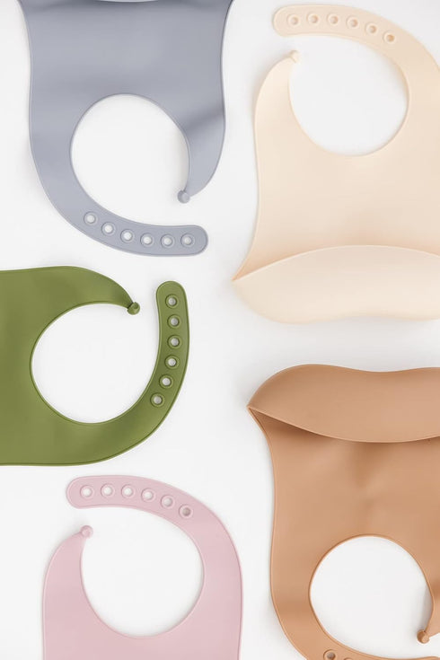 Silicone Solid Bib for Toddler and Baby