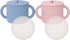 WeeSprout Snack Containers, Set of 2 Food Grade Silicone Cups with Spill-Proof Tops for Toddlers and Babies