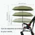 Nakazawa Universal Baby Parasol, Baby Stroller Sun Shade Sun Protection Sun Shade for Strollers, Waterproof Umbrella