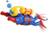 Wind-Up Diver Bath Toy for Toddlers Clockwork Powered Swimming & Diving Frogman,