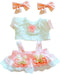 niannyyhouse 20cm Plush Doll Clothes: Pink Headwear, Shirt, Skirt for 8in Soft Stuffed Toy