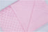 Unisex Children's Baby Quilt, Soft Minky Dot-Sherpa Fleece Blanket, 30 by 40 Inch, Pink